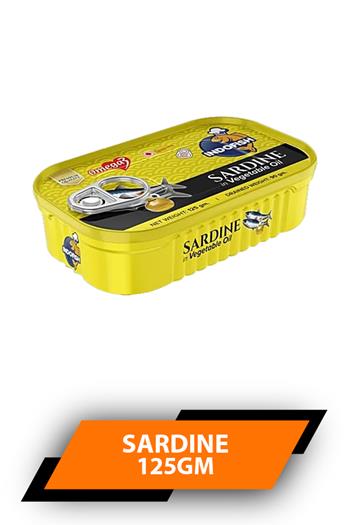 Indofish Sardine In Vegetable Oil 125gm